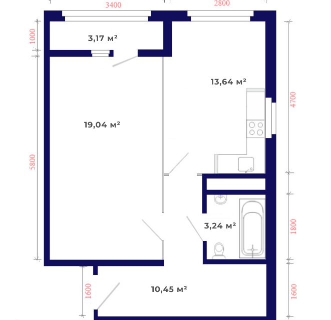 квартира р-н Иркутский рп Маркова Академика Герасимова, 12 фото 2