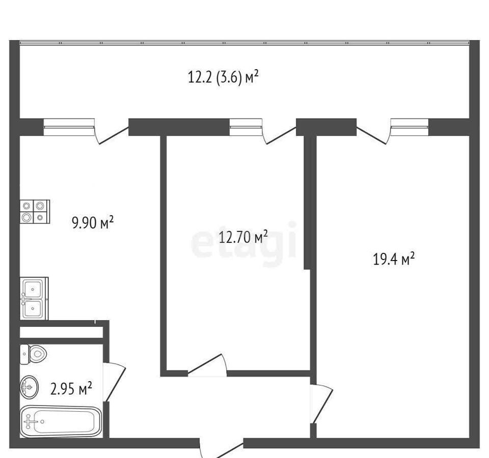 квартира г Краснодар р-н Прикубанский ул Российская 267к/4 фото 31