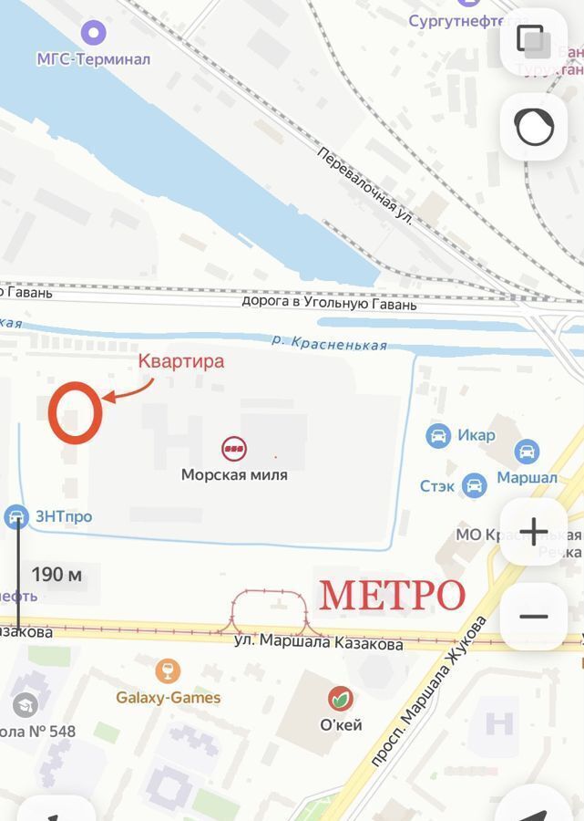 квартира г Санкт-Петербург метро Автово ул Маршала Казакова 1 корп. 1, д. 26 фото 7