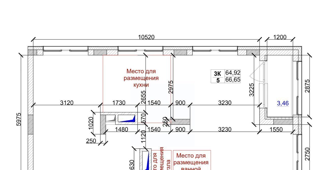 квартира г Кемерово р-н Заводский 15-й микрорайон Южный фото 5