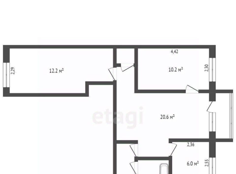 квартира г Новосибирск Студенческая ул Блюхера 46 фото 30