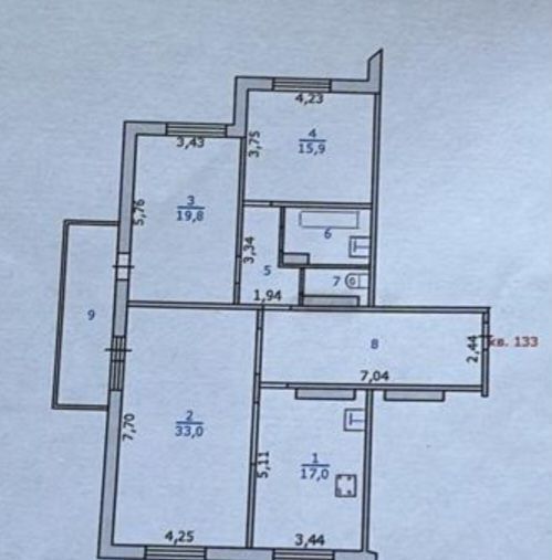 квартира г Курск р-н Центральный ул Горького 70 фото 14