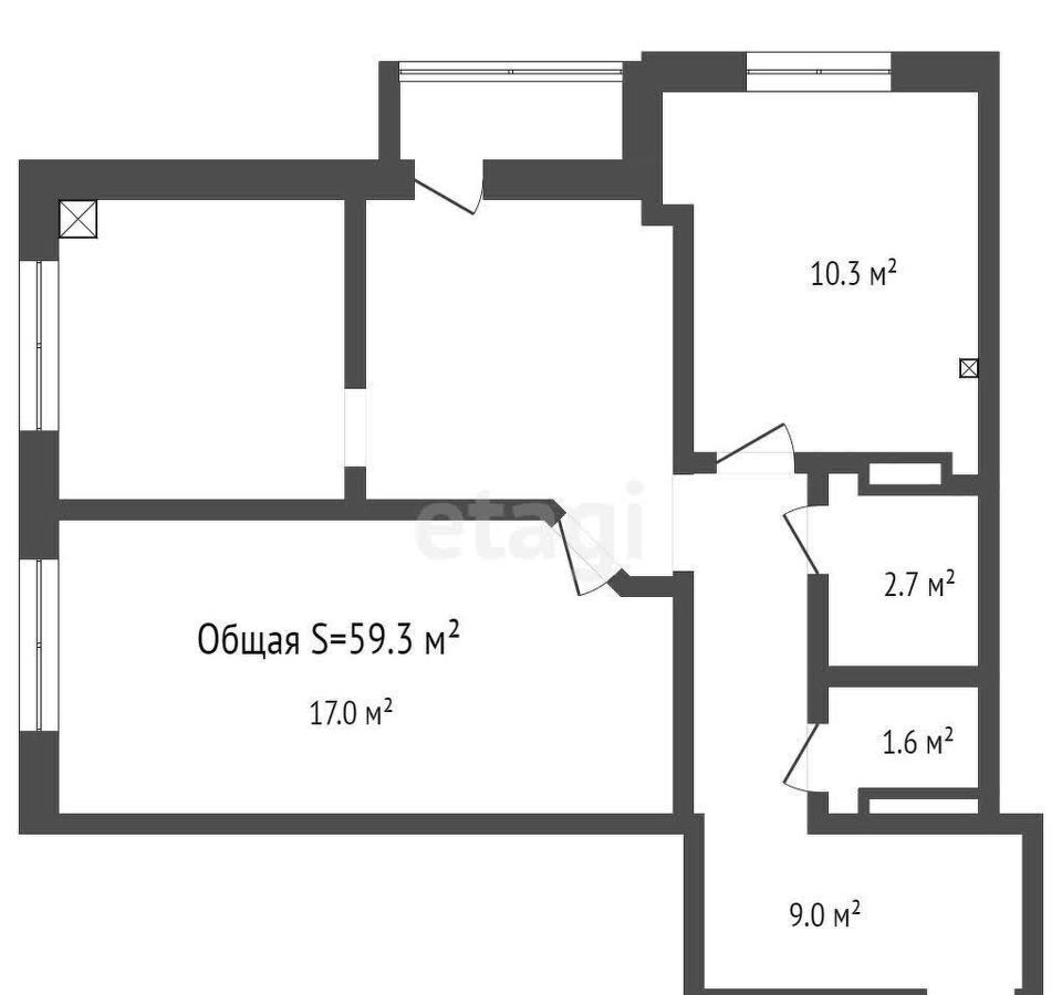 квартира г Барнаул р-н Индустриальный ул Балтийская 95 ЖК «Матрешки» фото 23