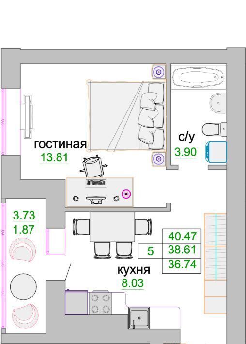 квартира р-н Зеленоградский г Зеленоградск ул Тургенева 16а фото 1