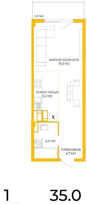 квартира г Пенза ул Яшиной 6 фото 6