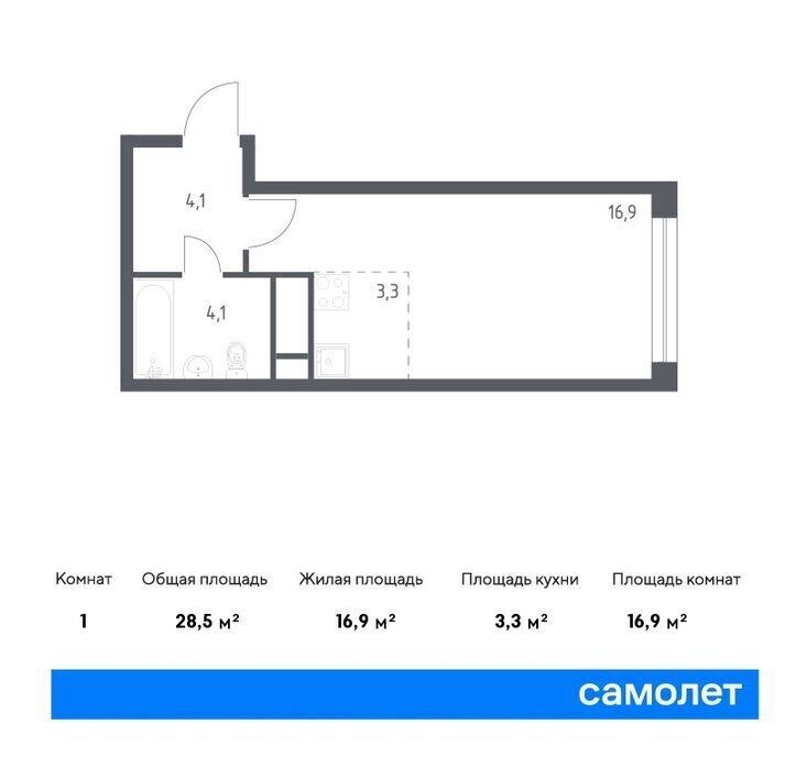 квартира г Москва метро Зорге ул 3-я Хорошёвская 17а ЖК «Вереск» муниципальный округ Хорошёво-Мнёвники фото 1