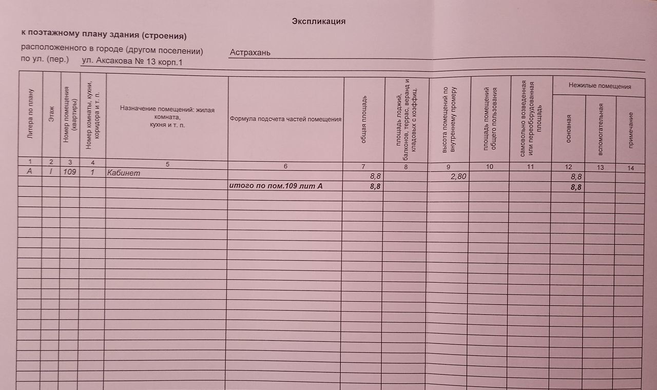 офис г Астрахань р-н Ленинский мкр им Бабаевского ул Аксакова 13к/1 фото 10