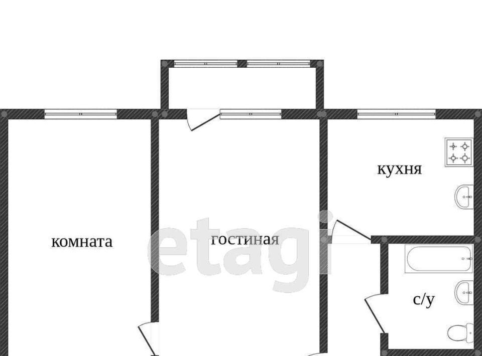 квартира г Ростов-на-Дону р-н Железнодорожный ул Кулагина 19 Камышевахинский фото 2