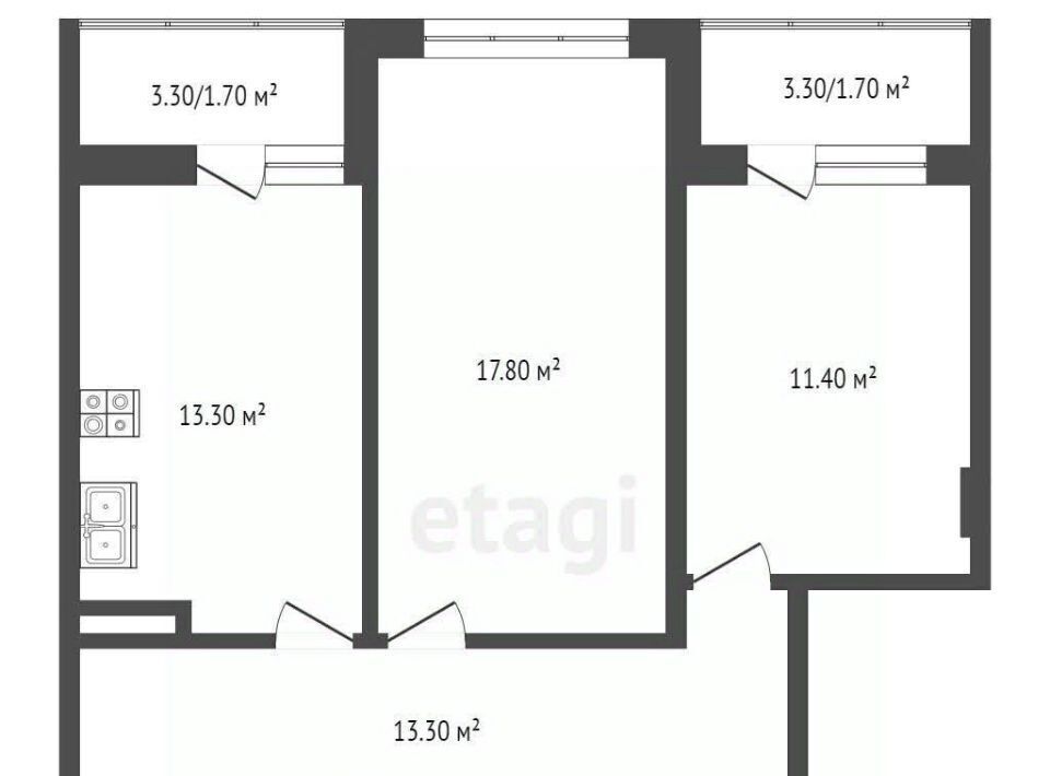 квартира г Ростов-на-Дону р-н Пролетарский ул Вересаева 101 1c1 фото 2