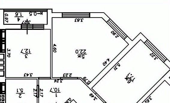 квартира г Калининград р-н Ленинградский ул В.Денисова 16к/2 фото 2