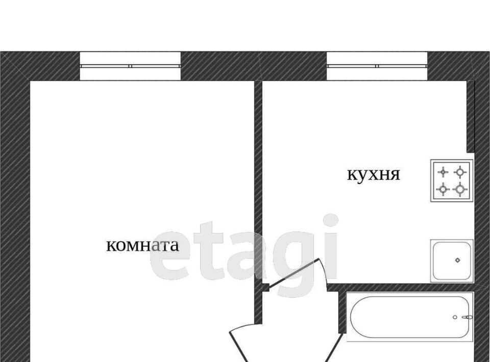 квартира г Сургут пр-кт Мира 40 фото 2