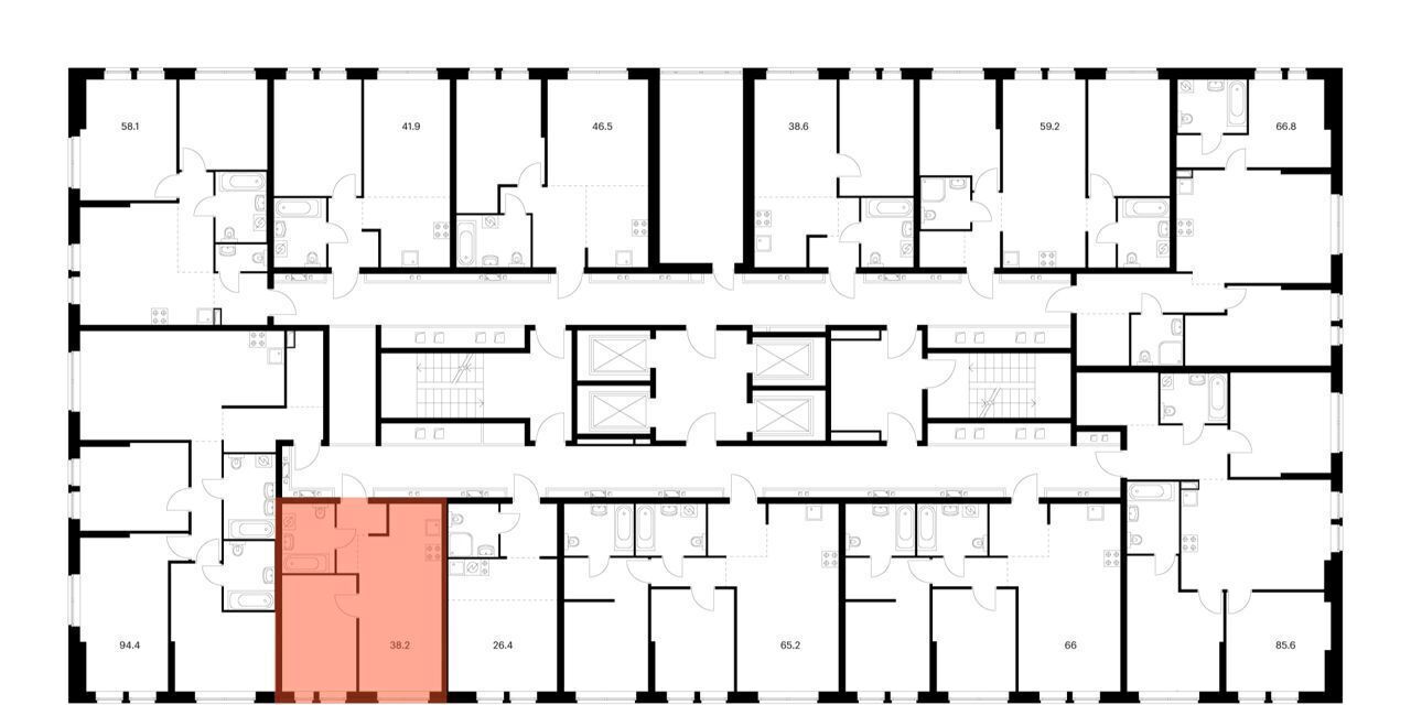 квартира г Москва метро Водный стадион б-р Кронштадтский 9 ЖК Кронштадтский 9 корп. 4 фото 2