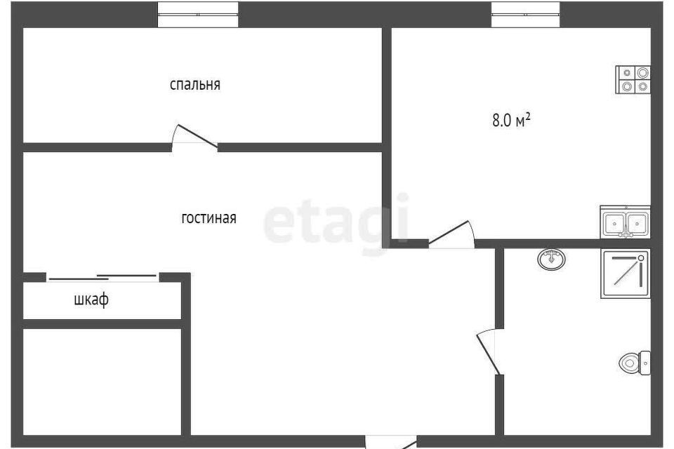 квартира г Ростов-на-Дону р-н Железнодорожный ул Вагулевского 35 городской округ Ростов-на-Дону фото 7