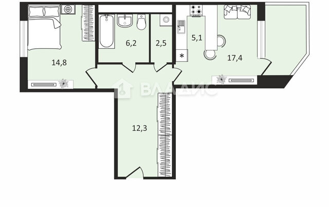 п Горки-10 ЖК «Резиденция Горки-10» Крёкшино, 34к 2 фото