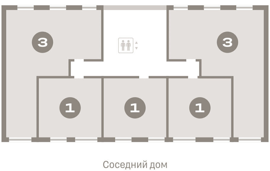 квартира г Тюмень ЖК «Октябрьский на Туре» Калининский административный округ фото 2