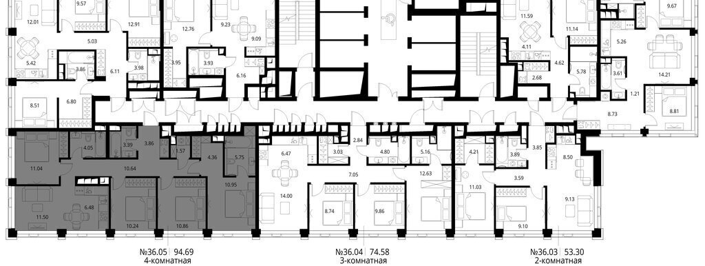 квартира г Москва метро Трикотажная ш Волоколамское 95/1к 1 ЖК City Bay Московская область фото 3