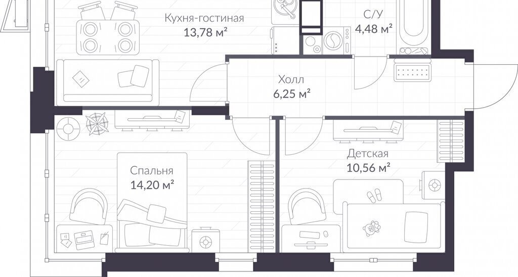 квартира р-н Всеволожский г Сертолово ЖК Veren Nort Сертолово Парнас, жилой комплекс Верен Норт фото 1