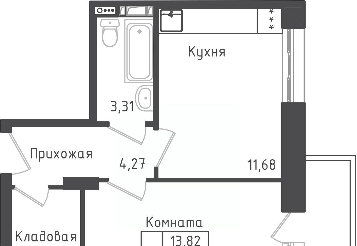 квартира городской округ Дмитровский д Рыбаки ЖК Зелёный Город Шереметьевская, Город жилой комплекс, Зеленый фото 1