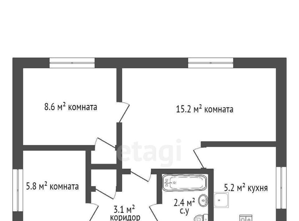 квартира г Санкт-Петербург метро Проспект Ветеранов ул Лёни Голикова 27к/5 фото 2