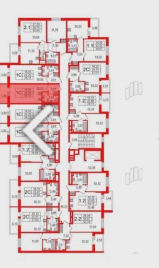 квартира г Санкт-Петербург р-н Красносельский пр-кт Будённого 19к/2 фото 5