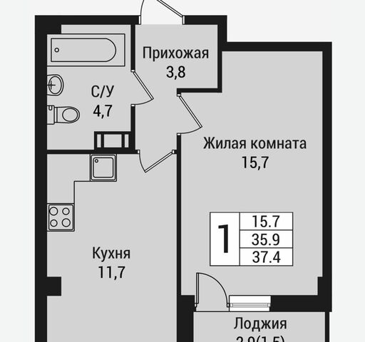 ул Крымская 1 ЖК «Южная Заря» корп. 1 фото