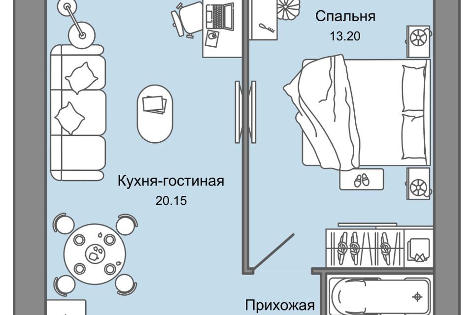 квартира г Киров р-н Ленинский ул Дмитрия Козулева 2к/1 муниципальное образование Киров фото 1