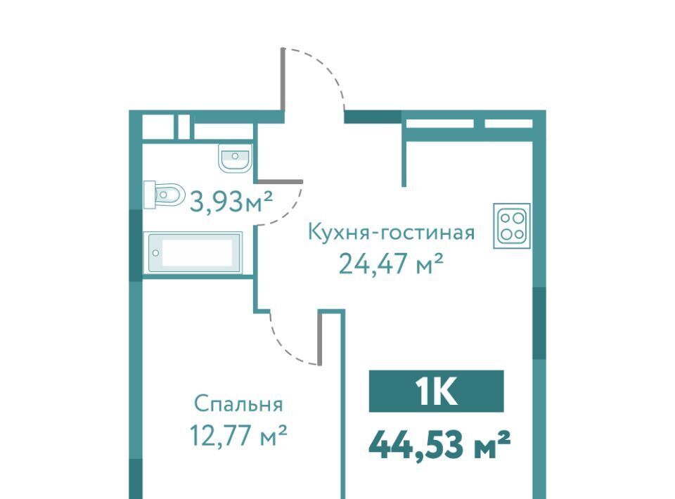 квартира г Тюмень р-н Ленинский ул Павла Никольского 10к 1 блок 1 фото 1