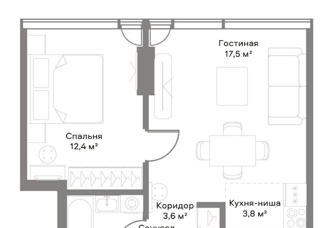 квартира г Москва метро Белорусская пр-кт Ленинградский 8 фото 2