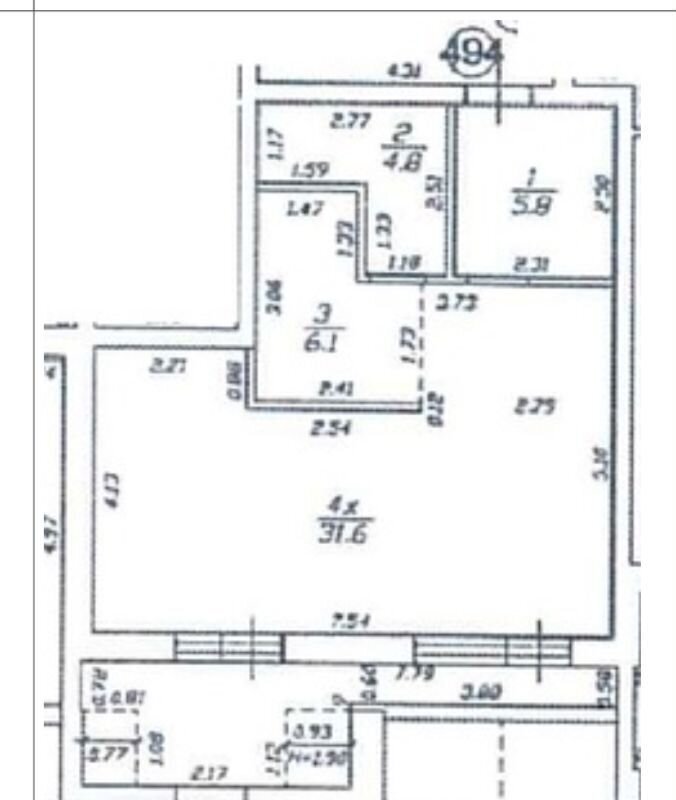 квартира г Калининград р-н Ленинградский ул Молодой гвардии 34к/5 фото 18