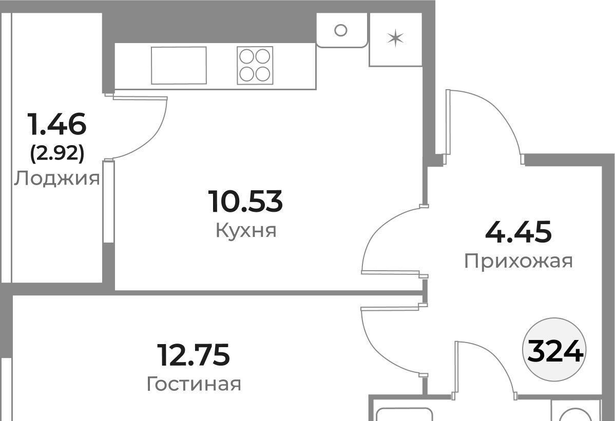 квартира г Калининград р-н Ленинградский ул Пригородная фото 1