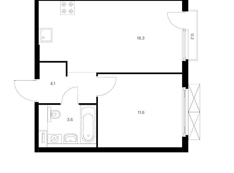 квартира г Москва метро Аминьевская ш Очаковское 5к/4 фото 1