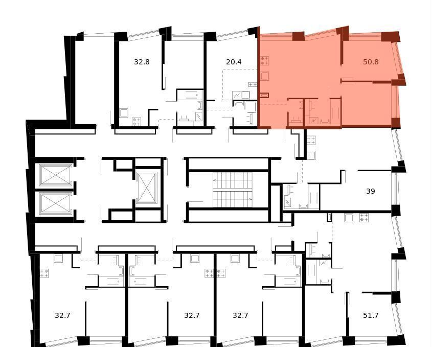 квартира г Москва метро Ховрино ул Ижорская з/у 6/4, корп. 2. 4 фото 2