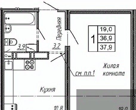 квартира г Воронеж р-н Левобережный жилой квартал, Озерки фото 1