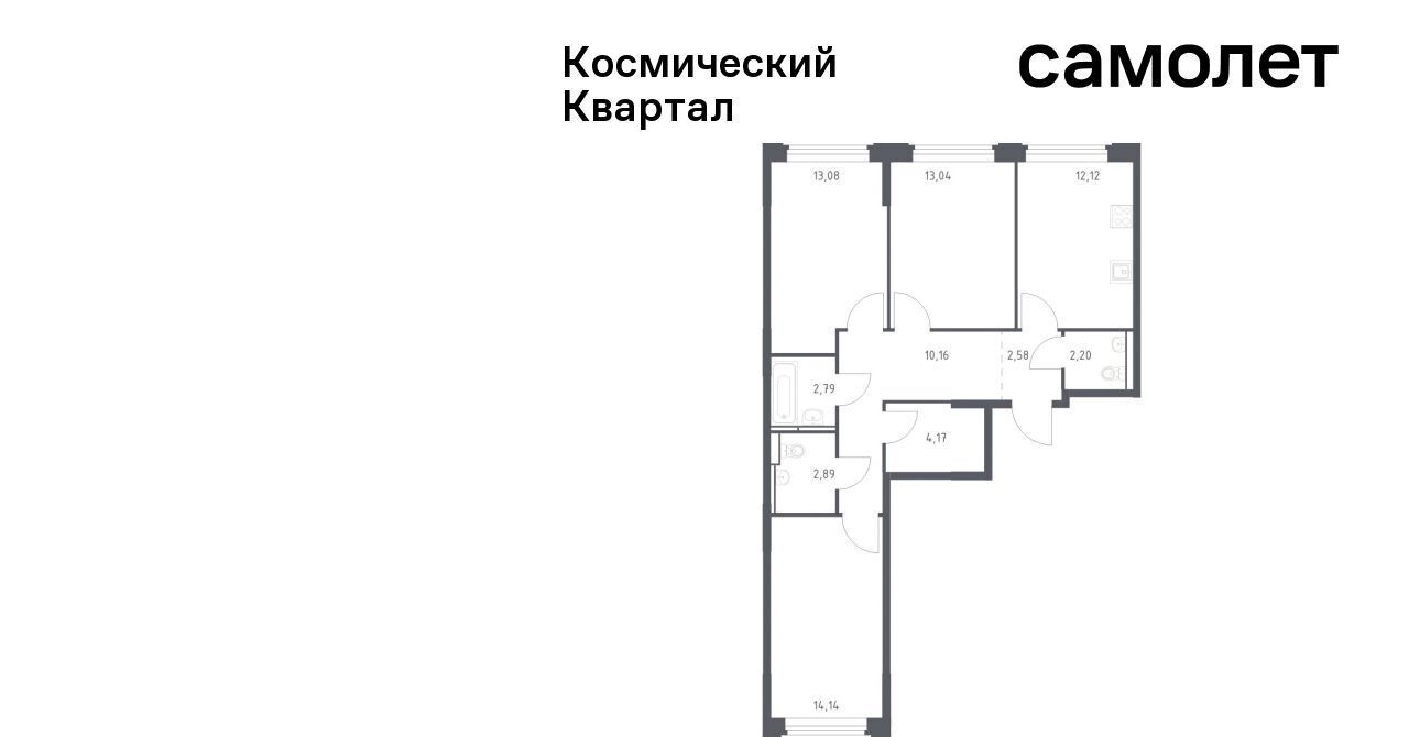 квартира г Королев мкр Юбилейный Щёлковская фото 1