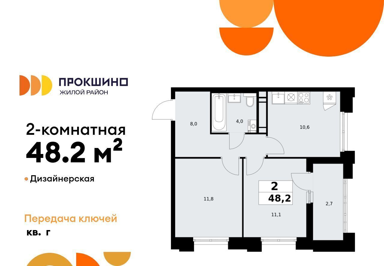 квартира г Москва п Сосенское ЖК Прокшино метро Прокшино фото 1