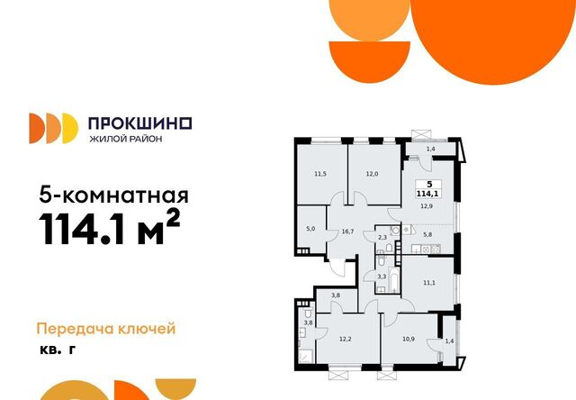 ЖК Прокшино 1/2 метро Прокшино 7. фото