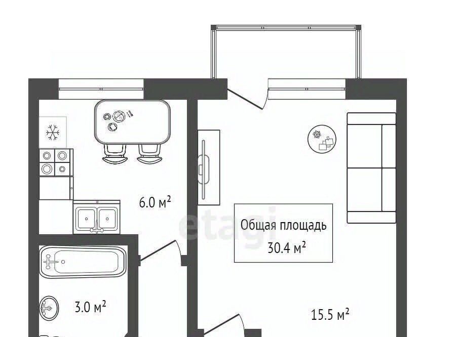 квартира г Новосибирск ул Степная 59/2 Площадь Маркса фото 17