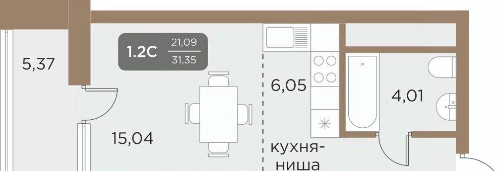 квартира г Екатеринбург Чкаловская Академический 22-й кв-л, Академический мкр фото 1