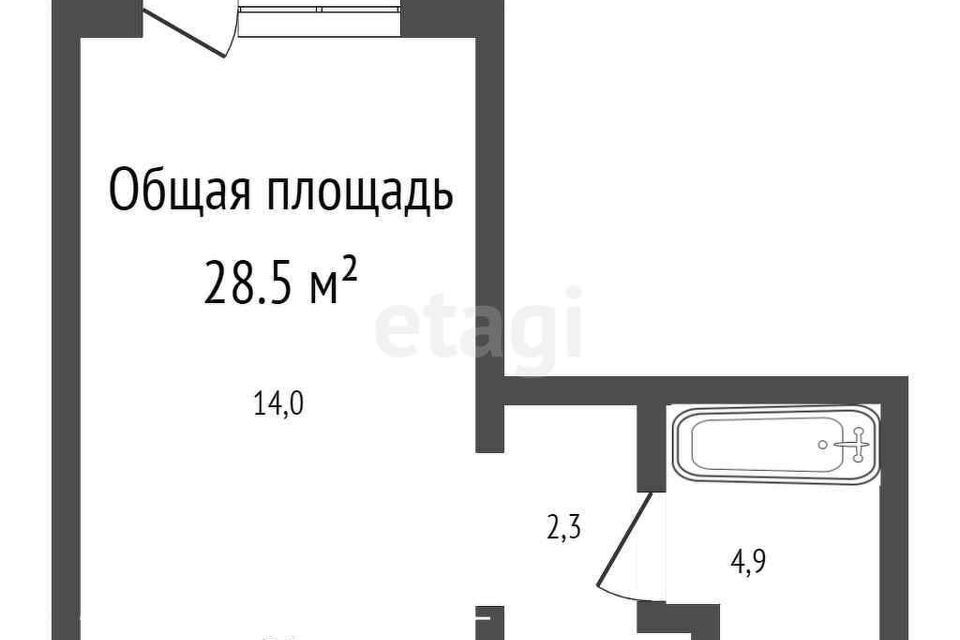 квартира г Барнаул р-н Центральный ул Кутузова 14а муниципальное образование Барнаул фото 9