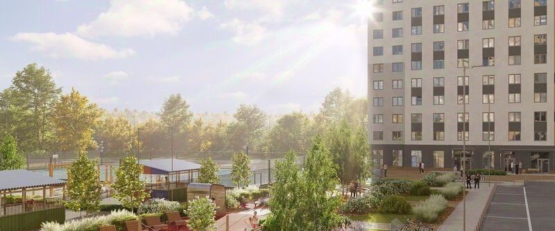 квартира г Санкт-Петербург метро Академическая ул Пейзажная 6 ЖК «Цветной город» округ Полюстрово фото 4