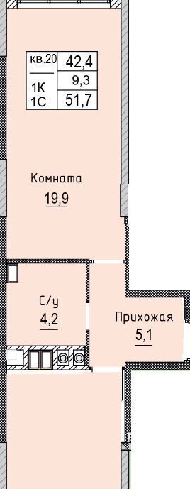 квартира р-н Анапский г Анапа с Витязево фото 1