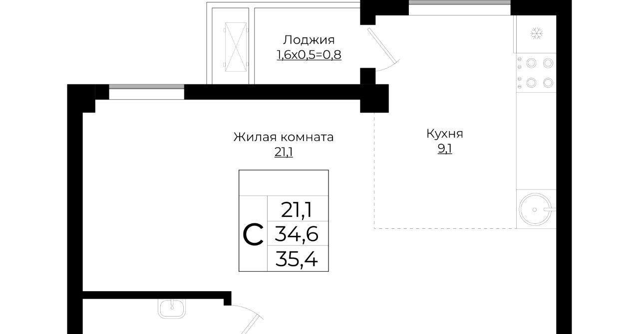 квартира г Краснодар р-н Прикубанский ЖК «Европа-Сити» 5 Европа Клубный Квартал 6 жилой комплекс фото 1