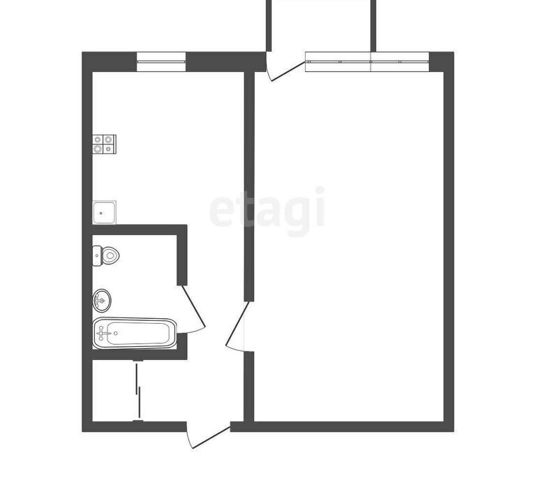 квартира г Пермь р-н Свердловский ул Героев Хасана 97 фото 15