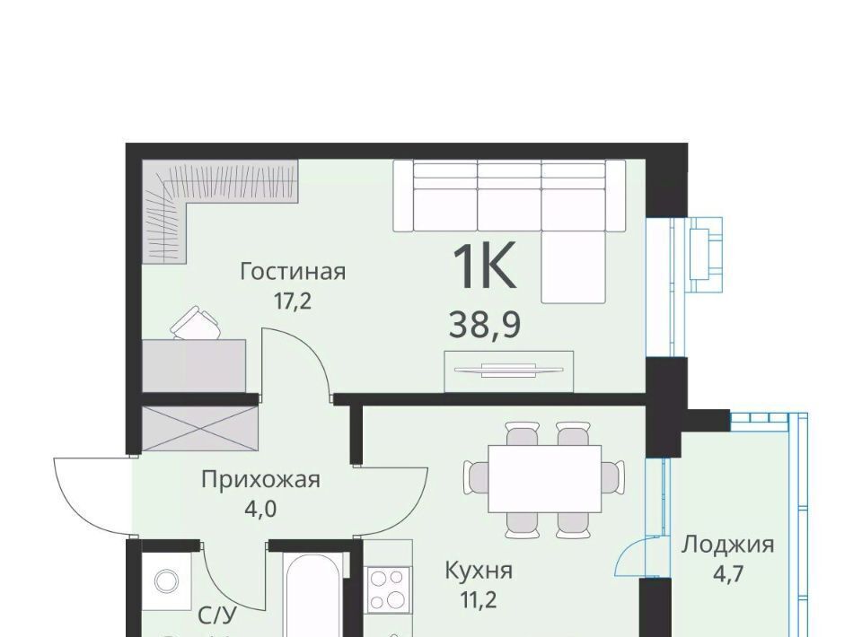 квартира г Новосибирск Заельцовская ул Объединения 28 фото 1