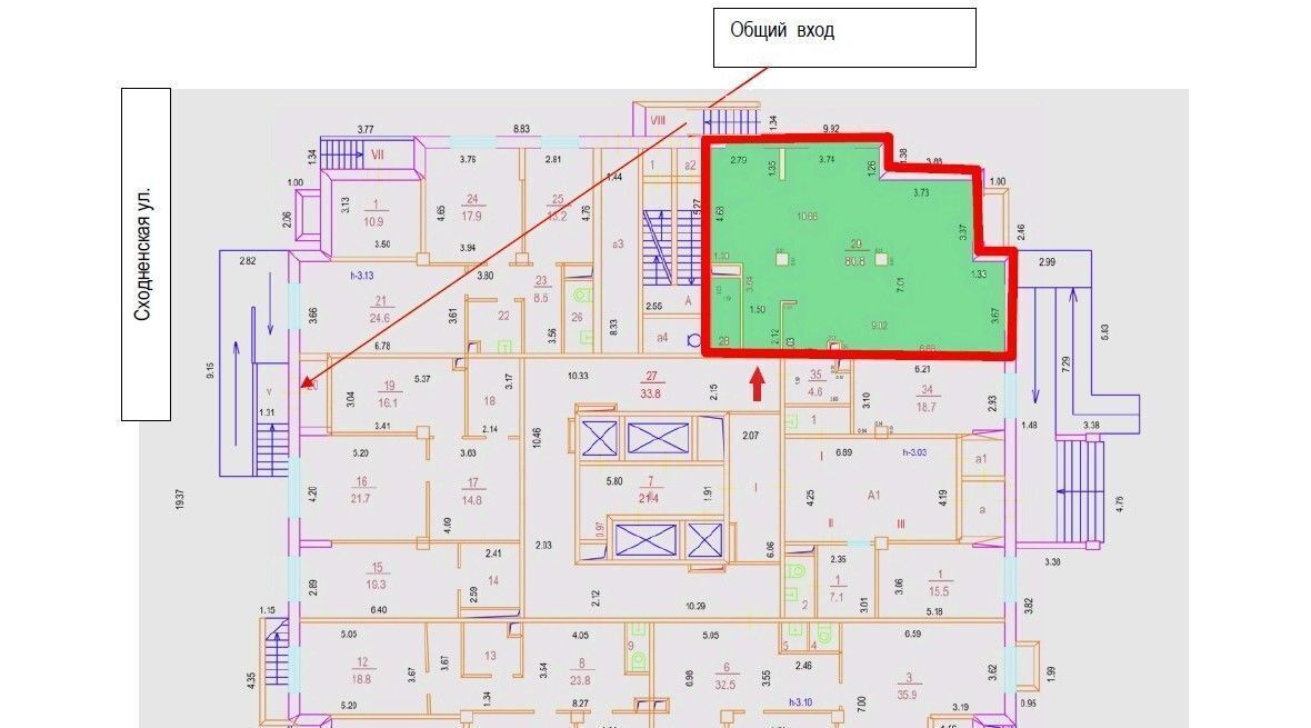 свободного назначения г Москва СЗАО ул Сходненская 16 фото 7