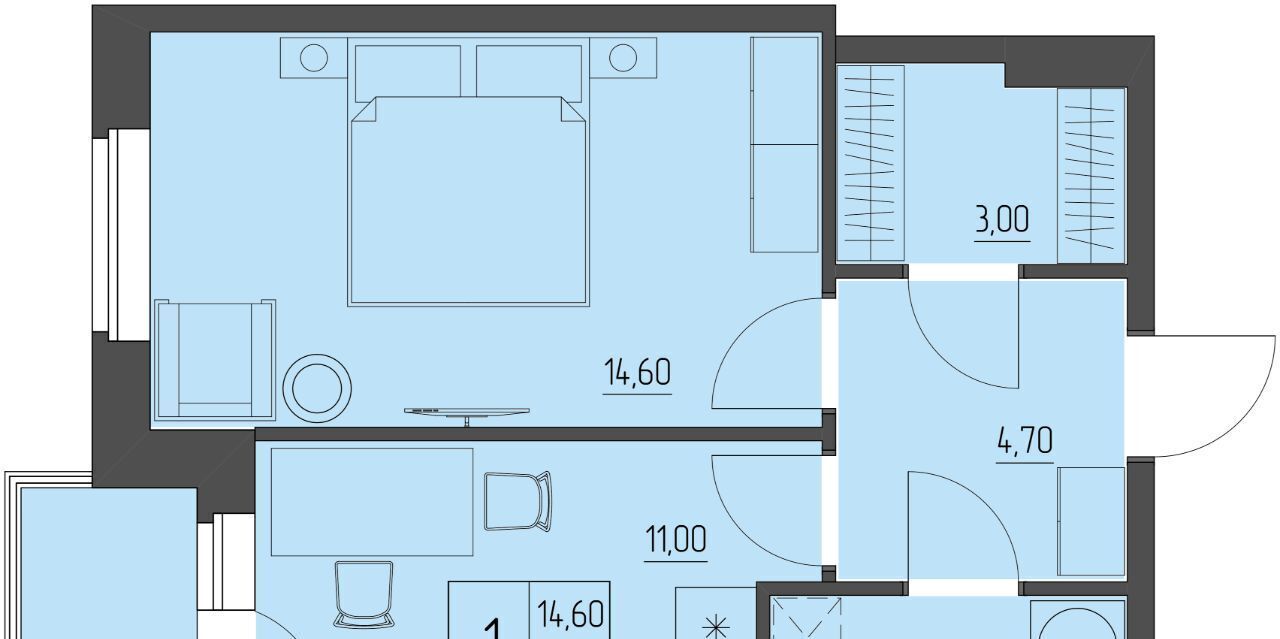 квартира г Батайск ул. Макаровского, 4к 2 фото 1