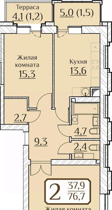 квартира г Чебоксары р-н Московский ул Дегтярева 15к/2 фото 1