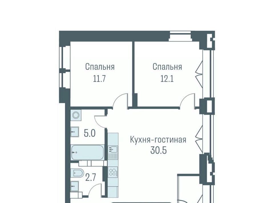 квартира г Новосибирск р-н Кировский Студенческая ул Немировича-Данченко 145с/1 фото 1