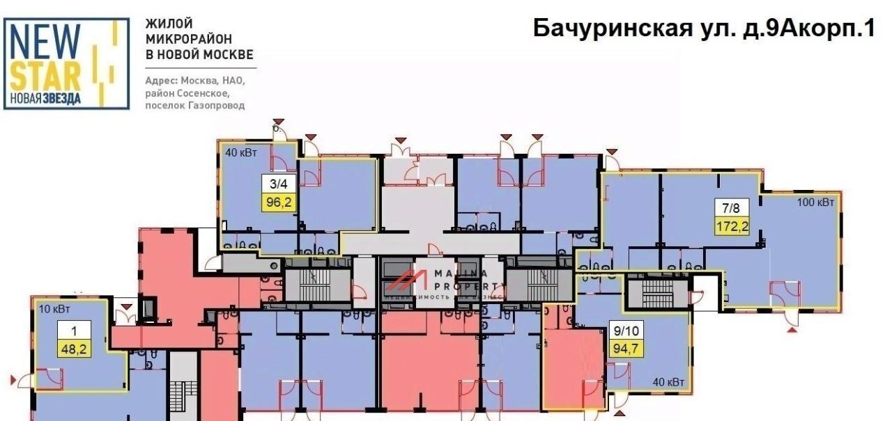 торговое помещение г Москва п Сосенское п Коммунарка ул Бачуринская 9ак/1 метро Ольховая фото 16