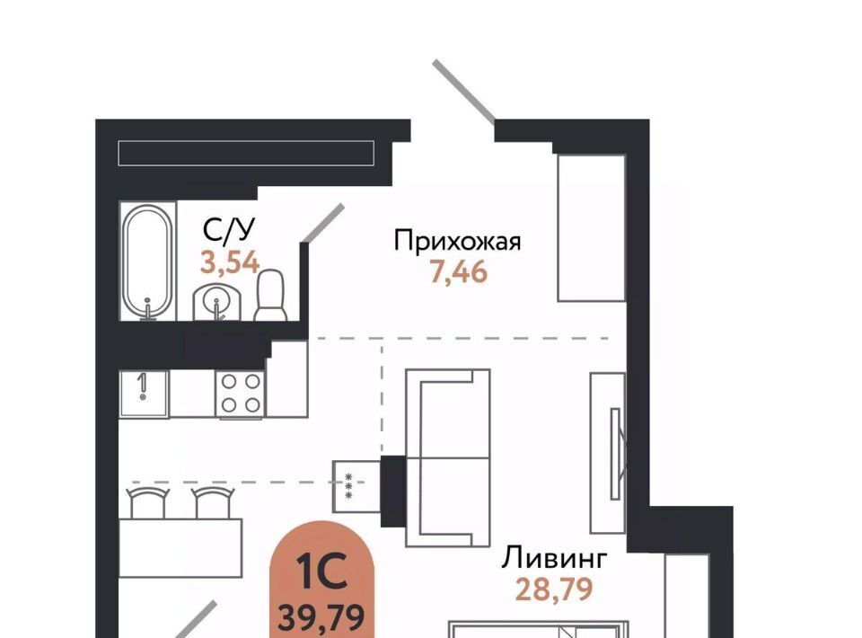 квартира г Томск р-н Ленинский пр-кт Ленина 206в фото 1